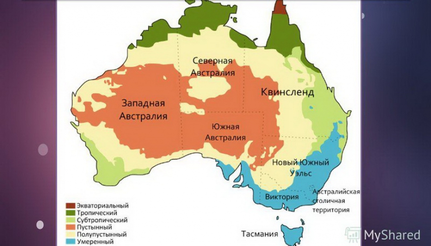 Климатические пояса и типы климатов